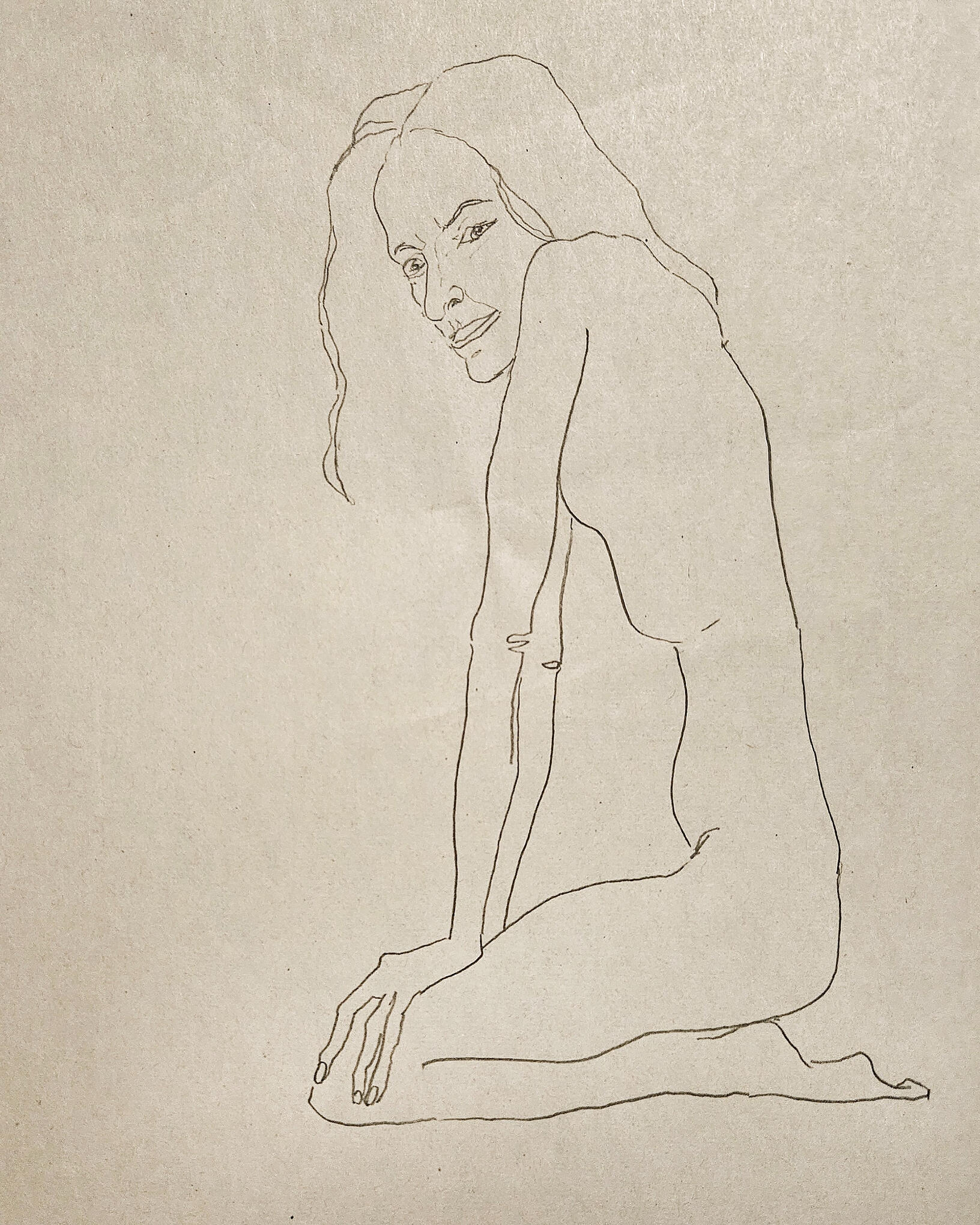 Untitled. Pencil on paper, 42 × 29.7 cm, 2024