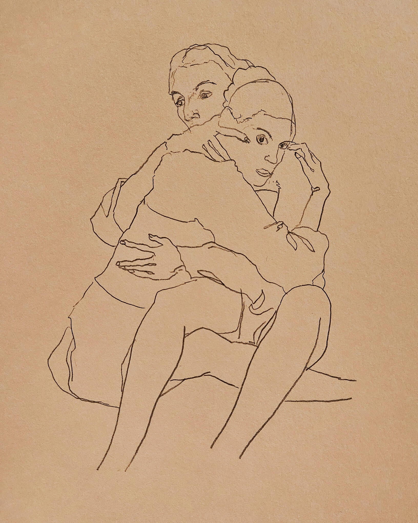 Untitled. Pencil on paper, 42 × 29.7 cm, 2024